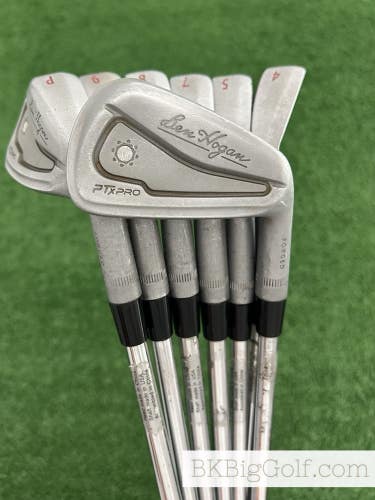 Ben Hogan PTX Pro Raw Forged Iron Set 4-P / Dynamic Gold S300 Stiff