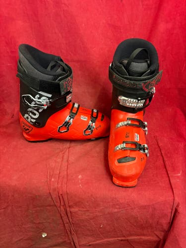 Ski Boots: Rossignol Evo downhill ski boots
Size : 29.5 (grip walk)
Boot length : 338mm