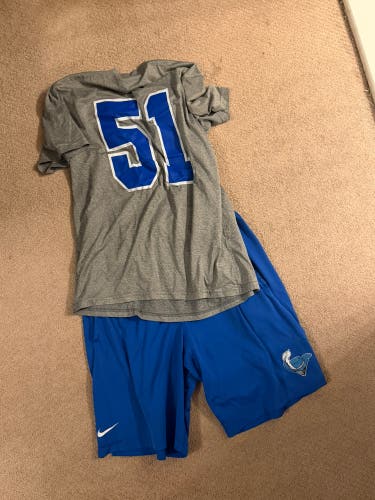 Cabrini shooting shirt and shorts