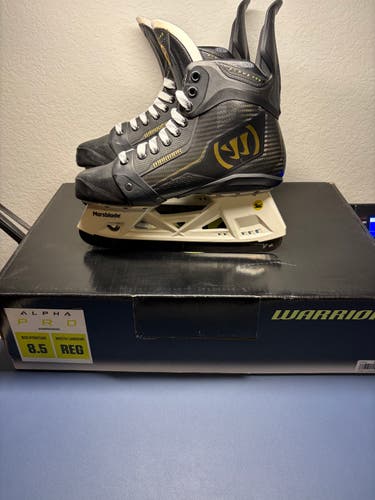 2026 Warrior Alpha Pro Skates 8.5 D + Marsblade i2 272mm DLC — Lightly Used