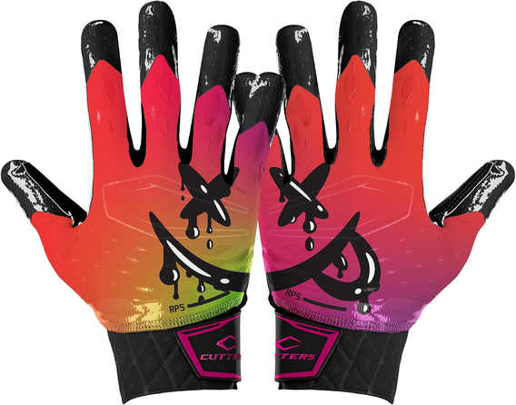 Used Cutters REV PRO 5.0 ADULT FB Gloves Black And Red XL 11851-S000053033