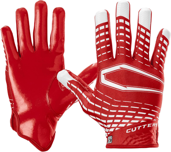 Used Cutters REV 5.0 YOUTH FB Gloves Red MD 11851-S000053012