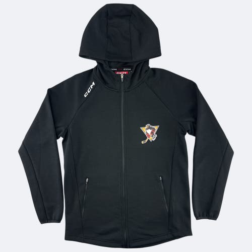 Pro Stock Used CCM XXL Full Zip Hoodie Wilkes-Barre/Scranton Penguins