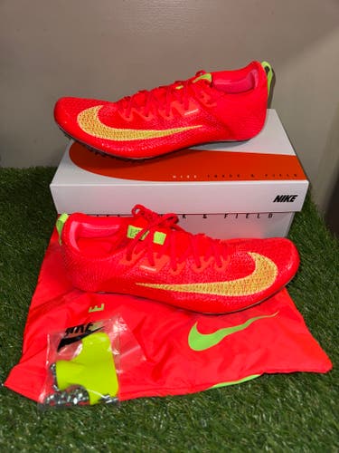 Men Size 12 Nike Air Zoom Maxfly 2 Track Field Spikes Racing HQ2058-600 NEW