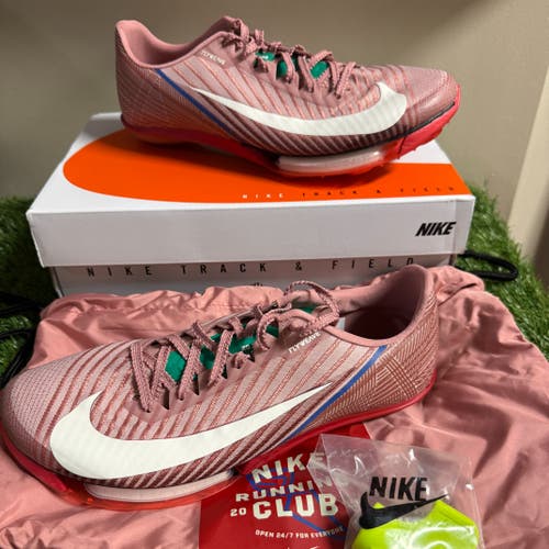 Men 9.5 / Wmn 11 Nike Air Zoom Maxfly 2 Track Field Spikes Racing HQ2058-600 NEW
