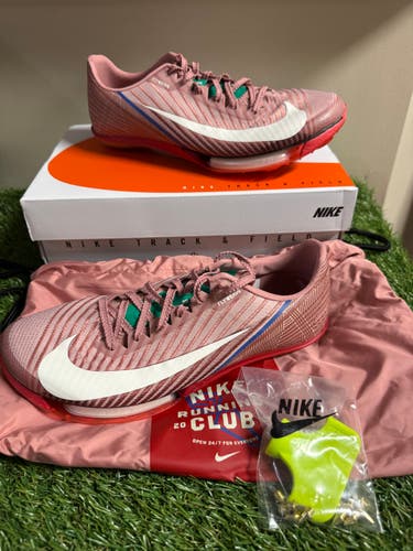 Men 5 / Wmn 6.5 Nike Air Zoom Maxfly 2 Track Field Spikes Racing HQ2058-600 NEW