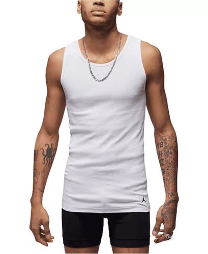 Jordan Flight Men’s Small Cotton Stretch Tank Undershirt 2-Pack NWT Sealed