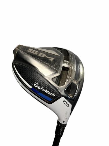 TaylorMade SIM Driver 10.5 HZRDUS Smoke Green 70 6.0 Stiff RH Used
