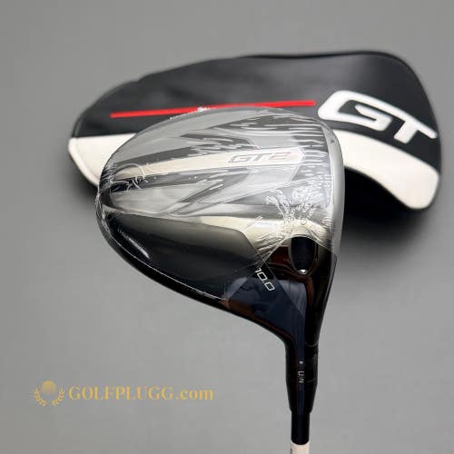New- 10 Driver- Titleist GT2 w/ Headcover / HZRDUS, Regular+ (3540)