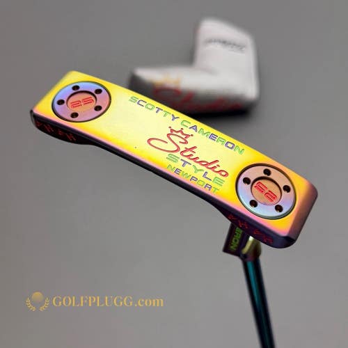 Custom Joker 'Why So Serious' Scotty Cameron Studio Style Newport Putter (3538)
