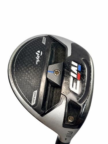 TaylorMade M3 3 Wood 15 HZRDUS 63g 6.0 Stiff RH Used