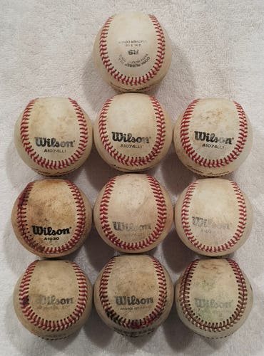 Wilson Baseballs 10 pack (Used)