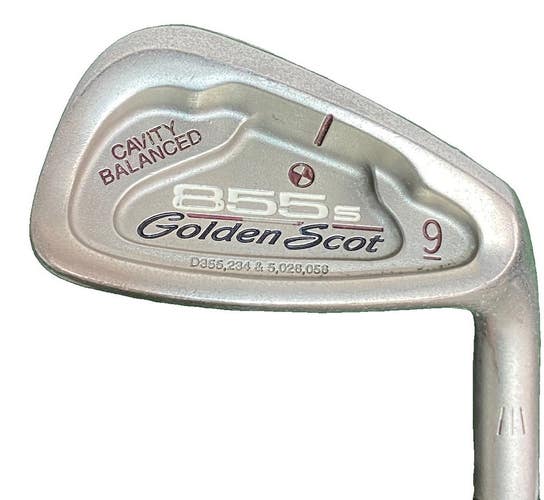 Tommy Armour 855s Golden Scot 9 Iron Men's RH Senior Graphite 36.5" Nice Grip