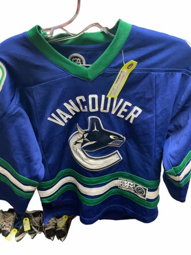 Reebok Vancouver Canucks Youth S/M Hockey Jersey