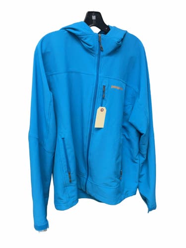Patagonia Softshell Hooded Jacket Men's L Blue