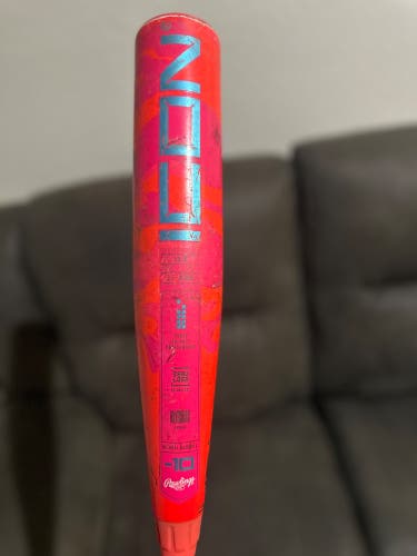 2025 Rawlings Icon Composite USSSA Certified Bat (-10) 18 oz 28" (Used)