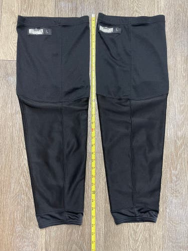 SLIM FIT Pro Stock CCM Hockey Practice Socks Large Black Cut Resistant Layer(Used)