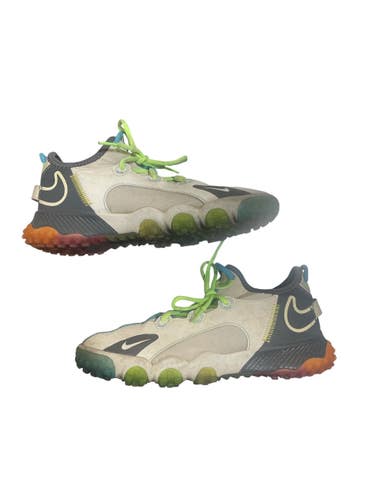 Used Nike TURF SHOES BB/SB Cleats White Junior 04 11873-S000239226