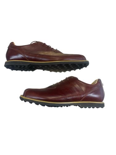 Used Adidas Mens Golf Shoes Maroon Senior 10 11873-S000248941
