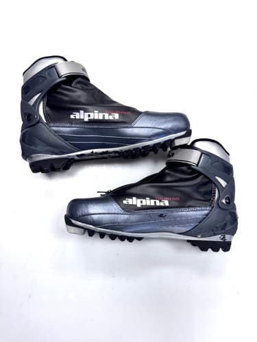 Used Alpina TOURING T30 Mens NNN XC Ski Boots Grey M 12.5-13 11860-S000316330