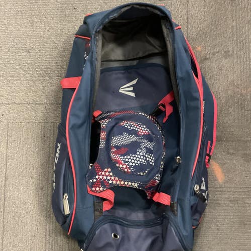 Used Easton BACKPACK BB/SB Player Carry Bag Navy Blue 11614-S000244621