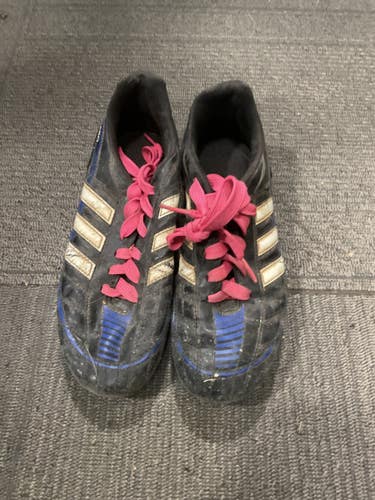 Used Adidas PUNTERO Soccer Cleats Black Junior 05.5 11614-S000244591