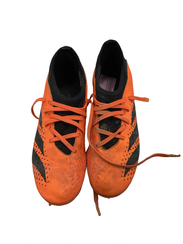 Used Adidas PREDATOR Soccer Cleats Orange Senior 5.5 11613-S000190566