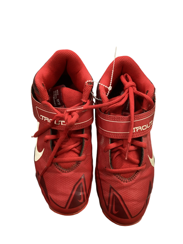 Used Nike TROUT BB/SB Cleats Red Junior 02.5 11613-S000190543