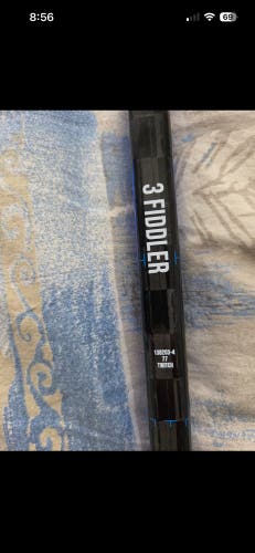 NEW Bauer Twitch Pro Stock Stick "Fiddler" mid toe curve RH 77 Flex Blue Hossa pro