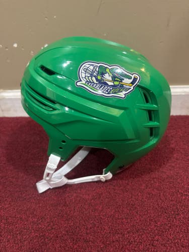 Florida Everblades Medium Warrior Alpha One Pro Helmet Pro Stock (New) Item#PSFLNHG
