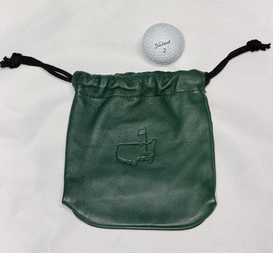 RARE Augusta National Masters Drawstring Accessories / Ball Pouch Bag MINT!