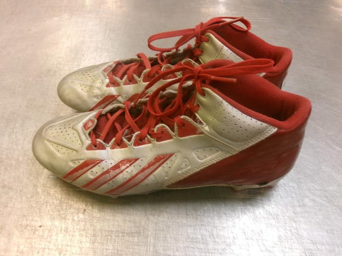 Used Adidas Adult FB Cleats Red Senior 10 11339-S000207247