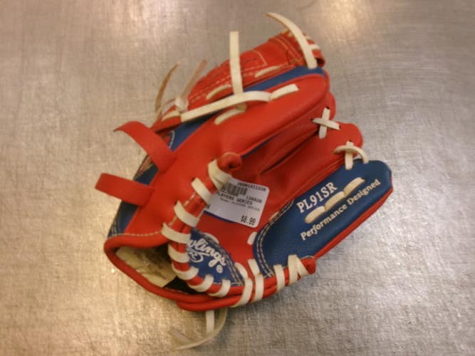 Used Rawlings PLAYERS SERIES BB/SB Glove RH Throw Red 9" 11339-S000207231