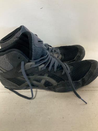 Used Asics SNAPDOWN Wrestling Shoes Black Senior 12 11823-S000042053