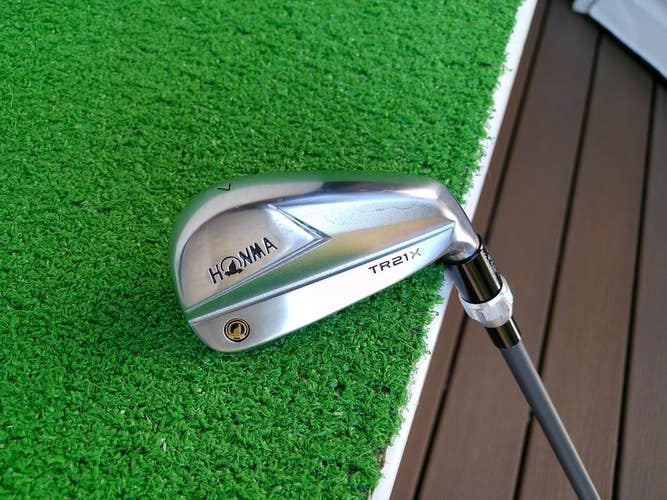 HONMA TR21X 7-Demo Iron w/ Fujikura PRO 95g Stiff Flex Shaft