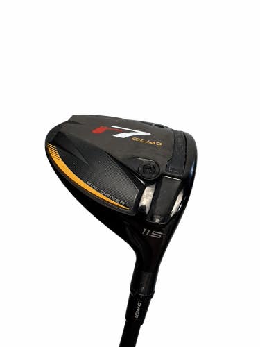 TaylorMade r7 Quad Mini Driver 11.5 Aldila Rogue 70S Stiff RH Used