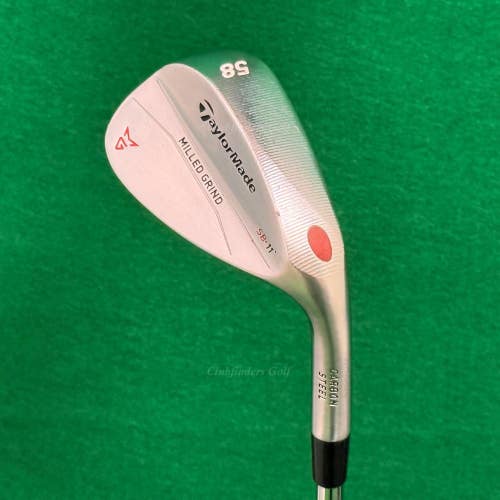 TaylorMade Milled Grind Chrome 58-SB11 58 Lob Wedge Dynamic Gold Wedge Flex