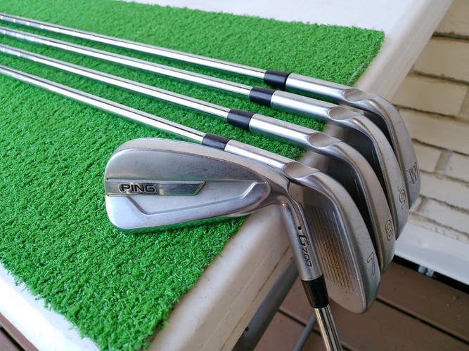 PING G700 (6i-PW) Black Dot Iron Set w/ AWT 2.0 Regular Flex Shafts