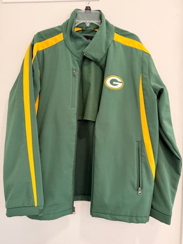 Green Bay Packers Men's Medium Jacket (Used)