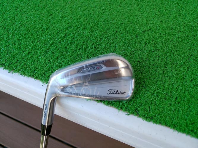 Titleist 2021 T100S Forged 7-Iron w/ True Temper AMT S300 Stiff Shaft - LEFTY