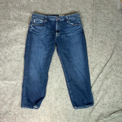 Adriano Goldschmied Mens Jeans 38x25 Blue Slim Denim Pant Tellis Japan Baggy