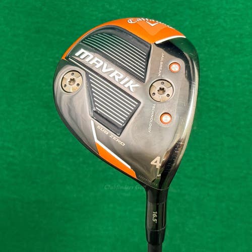 Callaway Mavrik Sub Zero 16.5 Fairway Wood 4 Rogue 130 MSI 80X Extra Stiff