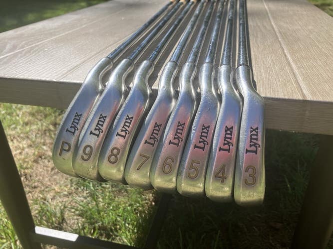Lynx Black Cat Iron Set 3-PW, Righty, Stiff Flex Steel Shafts