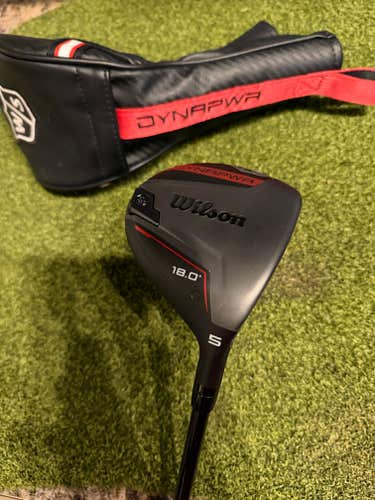 Wilson Dynapwr 5 18* Fairway Wood, Hzruds RDX Smoke Regular Flex, RH