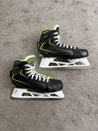 Used Bauer GSX Hockey Goalie Skates Extra Wide Width 8.5EE