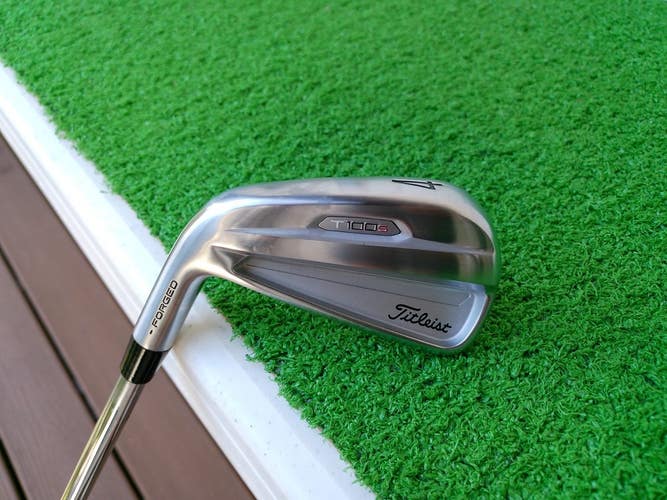 Titleist 2021 T100S Forged 4-Iron w/ True Temper AMT S300 Stiff Shaft - LEFTY