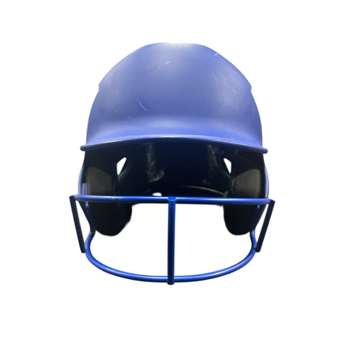 Used Easton PROWESS Batting Helmet w/Mask Royal Blue M/L 11375-S000382671