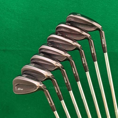 Ping G710 Green Dot 4-PW Iron Set Dynamic Gold 105 X100 Steel Extra Stiff