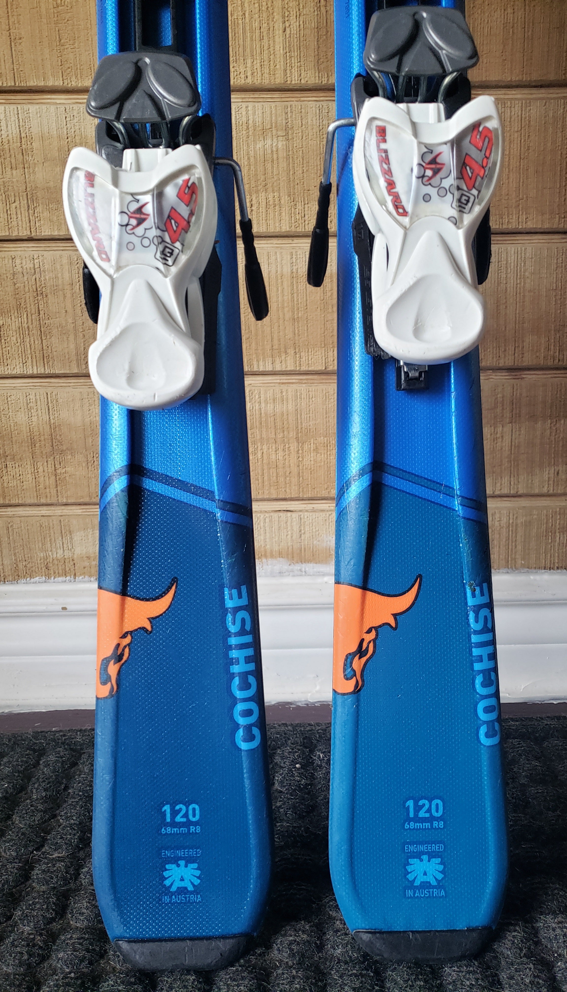 120cm BOYS JR. SKIS Blizzard COCHISE w/IQ BLIZZARD/MARKER 4.5