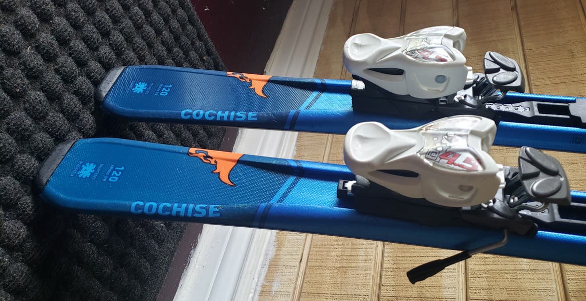 120cm BOYS JR. SKIS Blizzard COCHISE w/IQ BLIZZARD/MARKER 4.5